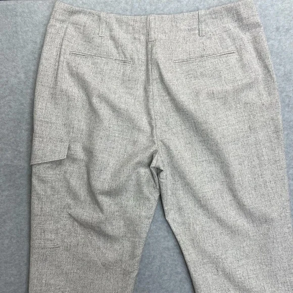 Reiss Brianna Wool Blend Cargo Gray Pants Sz. - Picture 5 of 15